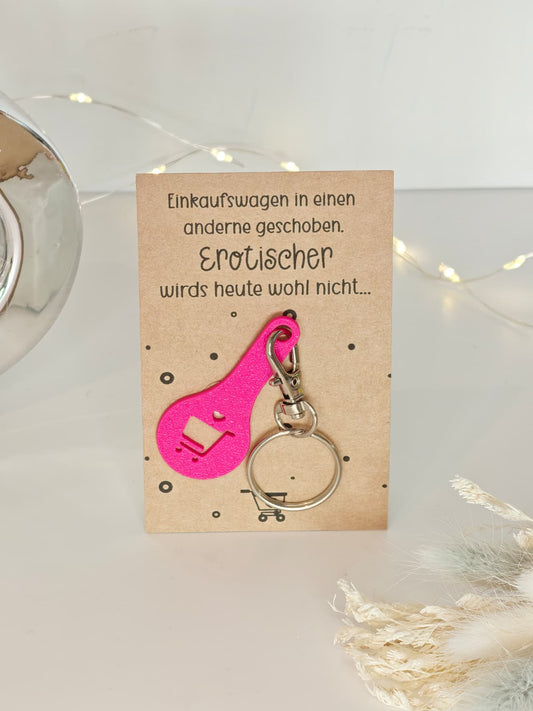 Einkaufswagen-Chip Schlüsselanhänger – Praktischer Begleiter für jeden Einkauf