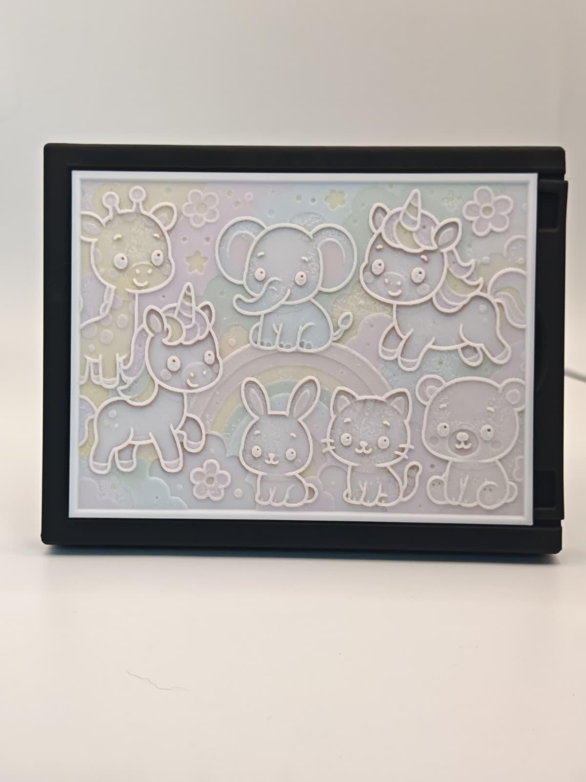 Personalized Lithophane Lamp Your favorite photo as a luminous 3D relief