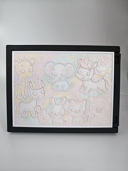 Personalized Lithophane Lamp Your favorite photo as a luminous 3D relief